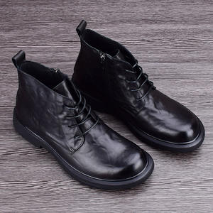 Zapatos y botas casuales de cuero para hombre, hechos a mano, de alta calidad, cómodos para caminar al aire libre, recién lanzados y populares. - Product Image 2