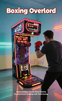 Owatch Boxing Overload Arcade Punch Machine, équipement de jeu d'arcade à monnayeur sur le thème du sport pour parcs d'attractions et centres de jeux
