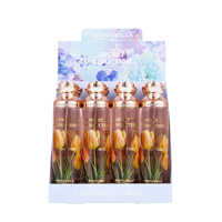Scenabella SC1127 Coffret de présentation de parfum pour femme Tulipe Dorée Séduction, parfum en spray longue durée écologique, luxueux et moderne