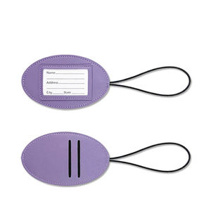 Etiquetas de Equipaje de Cuero PU de Alta Calidad, Porta Tarjetas, Venta al por Mayor - Product Image 3