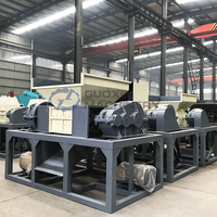 Industriële Dubbele As Houtafval Shredder Kokosnoot Shredder Machine Olijven Breekmachine