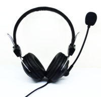 Casque filaire supra-auriculaire ajustable et extensible avec grandes oreillettes souples, suppression du bruit ENC, étanchéité IPX7, transducteur hybride, 3,5 mm