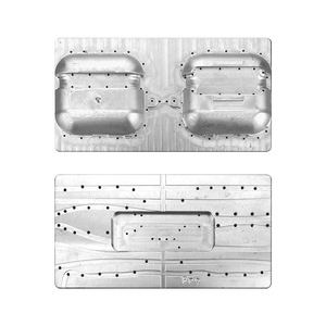 Moule de sublimation 3D Fonlyu pour coques d'<span class=keywords><strong>AirPods</strong></span> Pro 4 3 2 1 – Moule de protection rigide monocouche pour écouteurs Bluetooth à impression DIY - Product Image 3