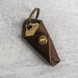 Phong Cách Mới Bán Buôn Kim Loại Keyring Charm Key Bọc Da Chính Hãng Keychain - Product Image 6