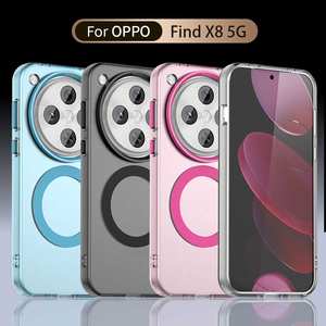 เคสสำหรับ <span class=keywords><strong>Oppo</strong></span> Find X8เคสชาร์จไร้สายระบบแม่เหล็กเคสโทรศัพท์ <span class=keywords><strong>Oppo</strong></span> Find X8 Pro Coque เคส PC โปร่งแสงเคสโทรศัพท์ <span class=keywords><strong>Oppo</strong></span> Find X8 - Product Image 2