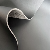 Cuir vinyle automobile en microfibre de daim PU imperméable, personnalisable à faible MOQ, pour sièges de voiture, housse de volant 240402-2505