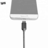Cable de carga USB tipo C personalizado, cable plano, respetuoso con el medio ambiente para teléfonos Android, Banco de energía, cable de datos de carga rápida