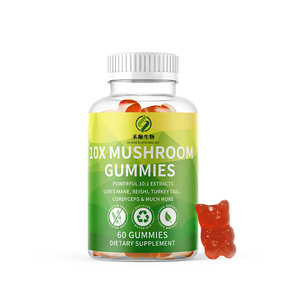 OEM/ODM Private Label Complexe de champignons sans sucre Gummies Energy Focus Supplément <span class=keywords><strong>Booster</strong></span> Cerveau pour adultes - Product Image 5