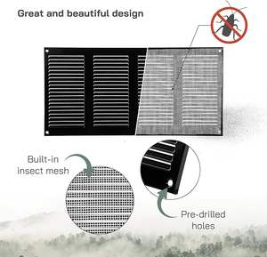 <span class=keywords><strong>Grille</strong></span> de ventilation <span class=keywords><strong>rectangulaire</strong></span> en acier inoxydable pour écran en maille de protection intégrée <span class=keywords><strong>Grille</strong></span> de retour à persiennes pour - Product Image 6