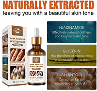 Sérum pour les articulations foncées, les coudes, les genoux, blanchiment rapide, Pigmentation Intense, dissolvant de taches