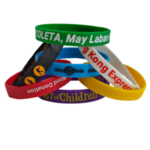 Pulseras de Silicona Personalizadas con Texto Grabado, Brazaletes de Goma para Motivación, Recuerdos de Fiesta, Recaudación de Fondos, Cumpleaños - Product Image 6