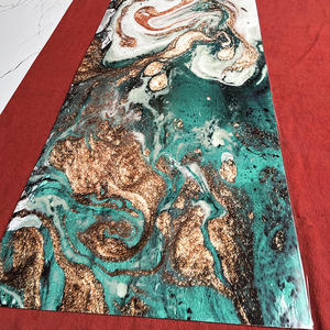 屋内装飾UVラミネートカバーPVC大理石シート屋内壁装飾用プラスチックパネルUVボード - Product Image 6