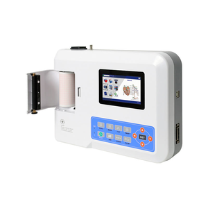 12 chì ECG máy đa chì hiển thị 1000 trường hợp lưu trữ đa Ngôn ngữ hỗ trợ xử lý tín hiệu kỹ thuật số nhiều in ấn - Product Image 1