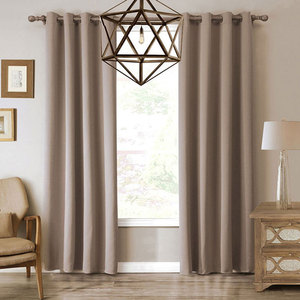 Cortina Opaca de Lujo DaiRui para Decoración del Hogar, Impermeable, Ignífuga, con Bolsillo para Varilla, para Sala de Estar - Product Image 1
