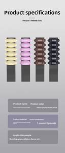 أوزان عالية الجودة للذراعين والساقين والمعصم للتدريب والتمارين، أوزان كاحل قابلة للتعديل من السيليكون والحديد، الحد الأدنى للطلب > 10 - Product Image 6