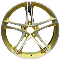 Nuevas llantas de aleación de aluminio forjado en oro cepillado de 17 pulgadas con patrón de pernos 6x139.7 para vehículos 4x4 y ajuste universal