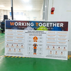 Panneaux ACP rigides et solides, plaques d'affichage murales personnalisées, feuilles d'aluminium résistantes aux UV pour les panneaux d'avertissement <span class=keywords><strong>sur</strong></span> site - Product Image 1