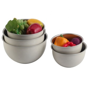 Offre Spéciale antidérapant grande capacité cuisine 5 pièces ensemble de bols à salade en acier inoxydable - Product Image 1