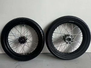 ล้ออัลลอยด์อลูมิเนียมขนาด <span class=keywords><strong>17</strong></span> นิ้ว สำหรับรถมอเตอร์ไซค์ไฟฟ้า SurRon Light Bee-X รุ่น Supermoto แบบซี่ลวด ขนาด<span class=keywords><strong>ยาง</strong></span> <span class=keywords><strong>80</strong></span>/90-<span class=keywords><strong>17</strong></span> <span class=keywords><strong>100</strong></span>/<span class=keywords><strong>80</strong></span>-<span class=keywords><strong>17</strong></span> ของใหม่ - Product Image 6