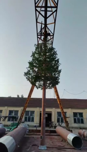 Tùy chỉnh <span class=keywords><strong>Bionic</strong></span> cây thông tin liên lạc tháp 10m, 20m, 30m, 40m Viễn Thông monopole thép cực - Product Image 3