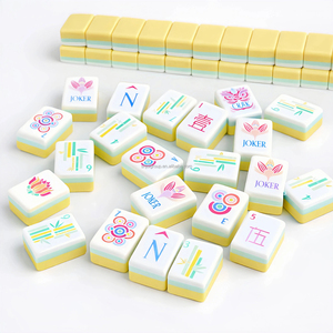 Juego de Mahjong Americano de Lujo Colorido al por Mayor, Diseño Plegable, para 4 Jugadores, Portátil, Universal - Product Image 3