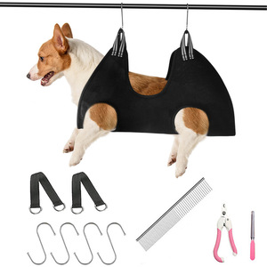 Pet Grooming Hammock For Dogs Small Medium Size Breathable Hanging Nail Trimming Convenient Grooming Support - Product Image 5