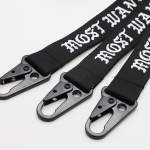 Promotional Heavy Duty Jacquard <b>Lanyard</b> Black <b>Polyester</b> Mouth Hook Custom logo Event Advertising Gift <b>Lanyard</b> - Product Image 2