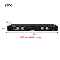 DN215 Amplificateur de puissance professionnel Amplificateur de caisson de basses de classe D à 2 canaux de haute qualité 5900w