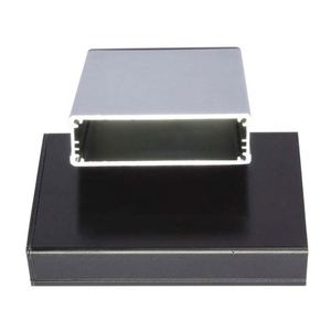 Silver Aluminum Alloy Heat Sink <b>Enclosure</b> Industrial Anodized Surface Customizable PCB Board Terminal Block IP54 Rated OEM/ODM - Product Image 2