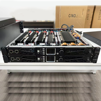 1U 4 Kanallı 3000W D Sınıfı Profesyonel Dijital Güç Amplifikatörü, DSP Üstün Ses Kalitesiyle, Line Array Sistemleri için Uygundur