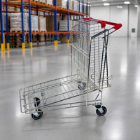 Carro de Recolección de Pedidos para Almacén, con Patas de Acero, para Cuarto de Almacenamiento y Centro de Distribución