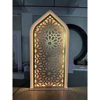 BJ250080-5 personnalisé maroc Style mariage arc porte support toile de fond écran fête événements scène décoration acrylique Led toile de fond