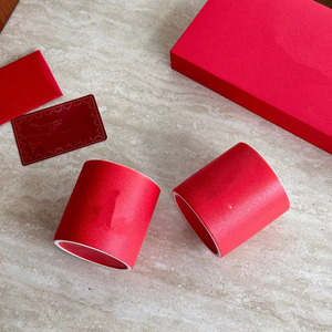 Wholesale <b>Red</b> Ceramic <b>Candle</b> Porcelain Wholesales <b>Candle</b> for Home Decor Wedding - Product Image 5