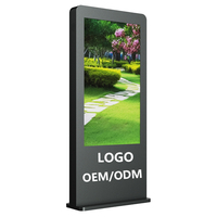 INGSCREEN 49 pouces rond extérieur signalisation Android avec boîtier en métal pour la publicité TV écran panneaux de signalisation numérique