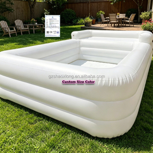 <span class=keywords><strong>Piscine</strong></span> gonflable de luxe portable pour fêtes familiales en extérieur, <span class=keywords><strong>piscine</strong></span> gonflable commerciale pour enfants et adultes, <span class=keywords><strong>piscine</strong></span> gonflable avec transats - Product Image 1