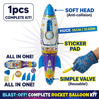 Ballons gonflables en forme de fusée en gros pour kits scientifiques STEM |   Usine de jouets OEM/ODM