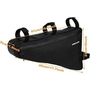 Muestra gratuita: Bolsa multifuncional impermeable de poliéster para bicicleta, para deportes de aventura, con soporte para trípode, para bicicleta de montaña - Product Image 5