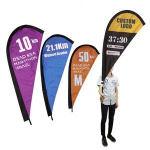 <b>Cheap</b> Teardrop Flag Outdoor Promotional Distribution Advertising Flag Backpack Banner for Street Display - Product Image 1