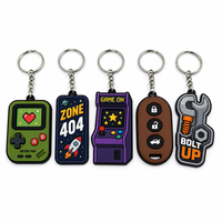 Porte-clés en PVC souple avec logo personnalisé, porte-clés en caoutchouc 2D, porte-clés personnalisé, porte-clés promotionnel, prix d'usine en gros