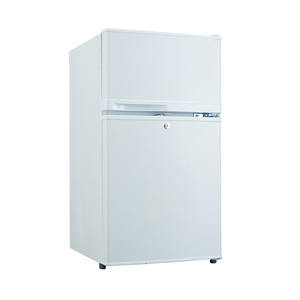 80L Chinese Factory ROHS Approval Small Double Door Mini Refrigerator Mini Refrigerator - Product Image 1