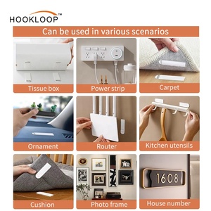 Cinta de Gancho y Bucle Autoadhesiva Reutilizable y Removible, Tiras de Sujeción Tipo Hongo, Cinta de Montaje de Doble Bloqueo de Alta Resistencia - Product Image 3