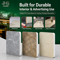 Tablero de Espuma de PVC Rígido Impermeable con Textura de Mármol en Color Personalizado Jianguan, para Muebles de Gabinete, Suministro de Fábrica OEM ODM