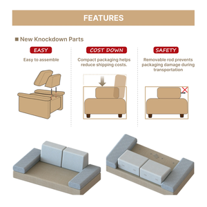 Accessoires de mécanisme de canapé à fixation détachable pour un montage et un démontage faciles des dossiers et autres composants de meubles - Product Image 2