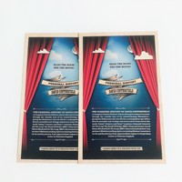 Murah kustom A2 A3 A4 A5 Poster komersial selebaran Menu brosur cetak di Cina