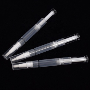 Stylos transparents à bille rotative de 2 ml, 3 ml, 5 ml, vides, avec embout pinceau pour applicateur d'huile à cuticules, tube pour liquide de croissance des cils - Product Image 3
