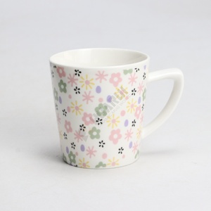 Tazza di caffè in ceramica stampata Flora personalizzata all'ingrosso tazza di porcellana di pasqua - Product Image 3