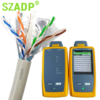 Kabel LAN Cat 6 Berkualitas Tinggi dan Harga Pabrik UTP FTP SFTP 4 Pasang Konduktor CCAG 305M/Roll untuk Jaringan