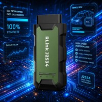 Programador TOPDON Rlink J2534 Pass-Thru 2026, Compatible con Todos los Protocolos J2534, Windows 7, 8, 10, 11
