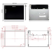 AUO 12,1'' 800x600 LCD-Display LVDS 20-Pin Schnittstelle G121STN02.0 Industrielles Bedienfeld 12,1 Zoll LCD-Module