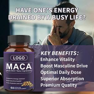 निजी लेबल 7 प्राकृतिक सामग्री अश्वगंधा मैका कैप्सूल वयस्कों के लिए अनुकूलित सूत्र - Product Image 2